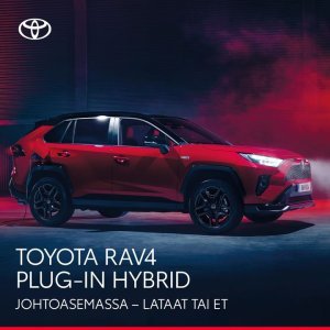 Toyota RAV4 Plug-in Hybrid tarjoaa erinomaisen kiihtyvyyden yhdistettynä erittäin pieneen kulutukseen