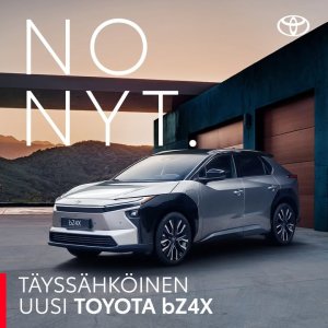 Täyssähköinen uusi Toyota bZ4X on erinomainen ajettava, aidosti tilava, tyylikäs sisältä ja ulkoa