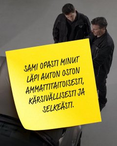 Auton ostoon liittyy paljon valintoja ja kysymyksiä, joten on hienoa kuulla, että matka uuden auton kanssa alkoi hienosti Samin ...