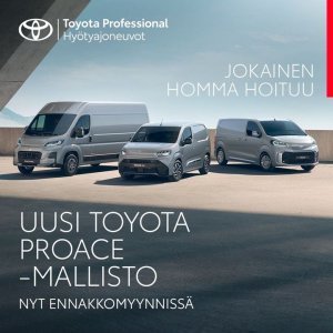 Uudistunut Proace-mallisto on nyt ennakkomyynnissä