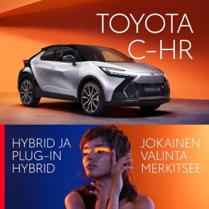 Erä TOYOTA C-HR HYBRID -malleja korko 0%, käsiraha 0 €!