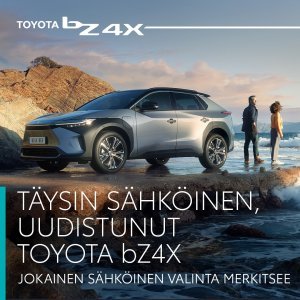 Täysin sähköinen, uudistunut Toyota bZ4X tarjoaa entistä huokeampia hintoja sekä aiempaa paremmat pikalatausominaisuudet...