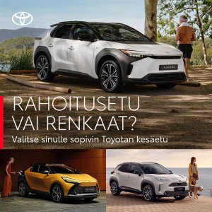 Valitse talvirenkaat kevytmetallivantein kaupan päälle tai edullinen Toyota Easy Osamaksu -rahoitus valikoituihin mallei...